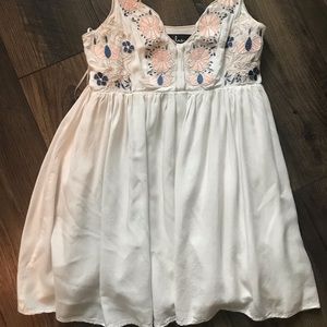 Lulu's Dresses - White Mini Dress (Lulu’s) Lulu's Dresses - White Mini Dress (Lulu’s)